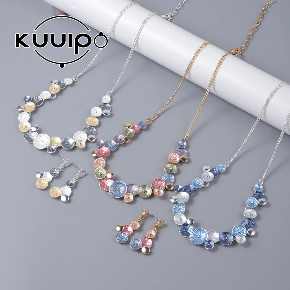 

Kuuipo Geometric Colorful Necklaces Accesorios Aesthetic Female Chains Israel Bohemia Choker for Women 2022 New Party Gift Chain