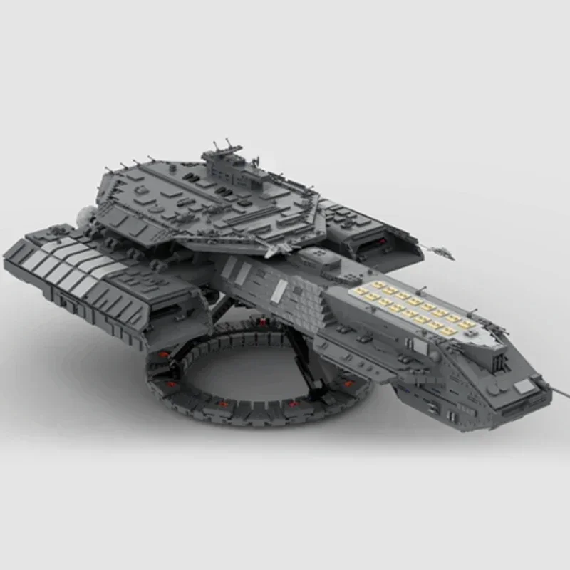 Moc строительные кирпичи военная модель USS Daedalus линкор технология модульные блоки