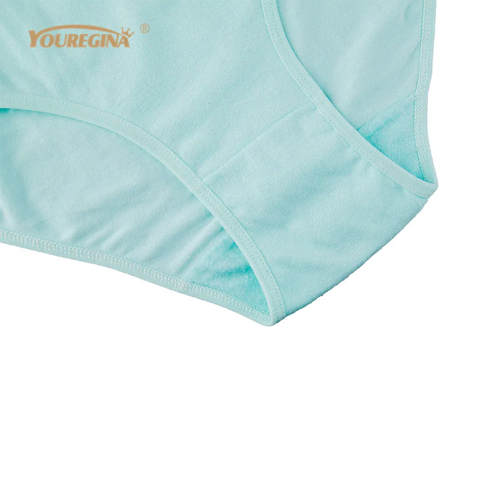 YOUREGINA Lady Panties Women Underwear Plus Size Cotton High Waist Briefs Ladies Panties Knickers Intimates for Women 6 pcs/lot