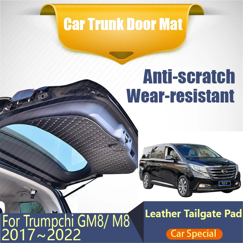 Для двери багажника автомобиля коврики для GAC Trumpchi GM8 M8 GN8 2017 ~ 2022 противогрязный