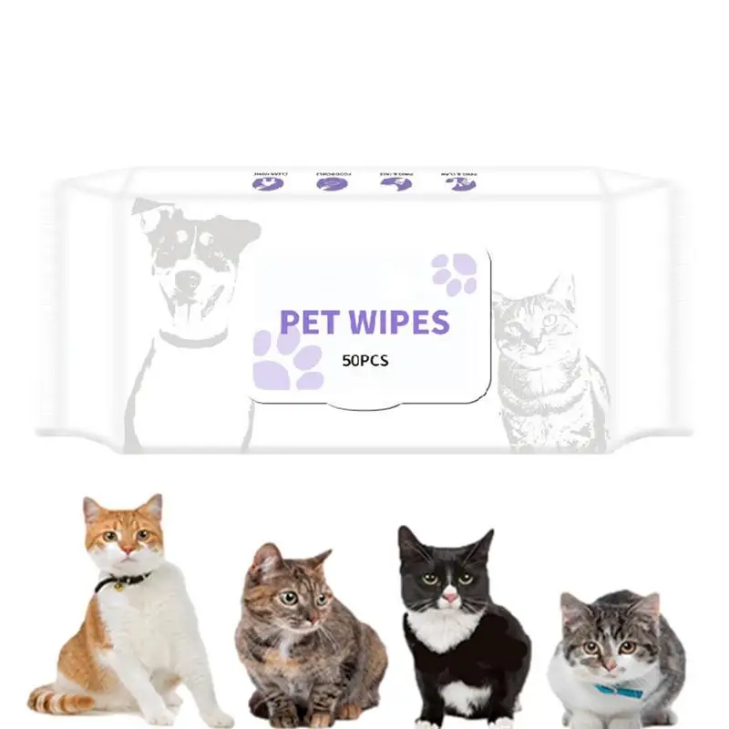 

Dog Wipes 50 Count Dog Grooming Wipes Dog Grooming Wipes Organic Pet Wipes Quick Bath Dog Wipes Deodorizing And Hygienic For