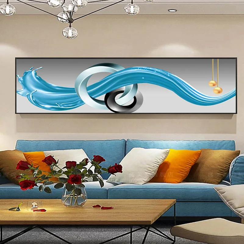 Абстрактные геометрические постеры в скандинавском стиле настенные