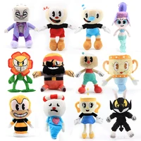 13 style cuphead plush doll toys mugman the chalice soft plush stuffed toys cute cartoon doll for kid children christmas gifts