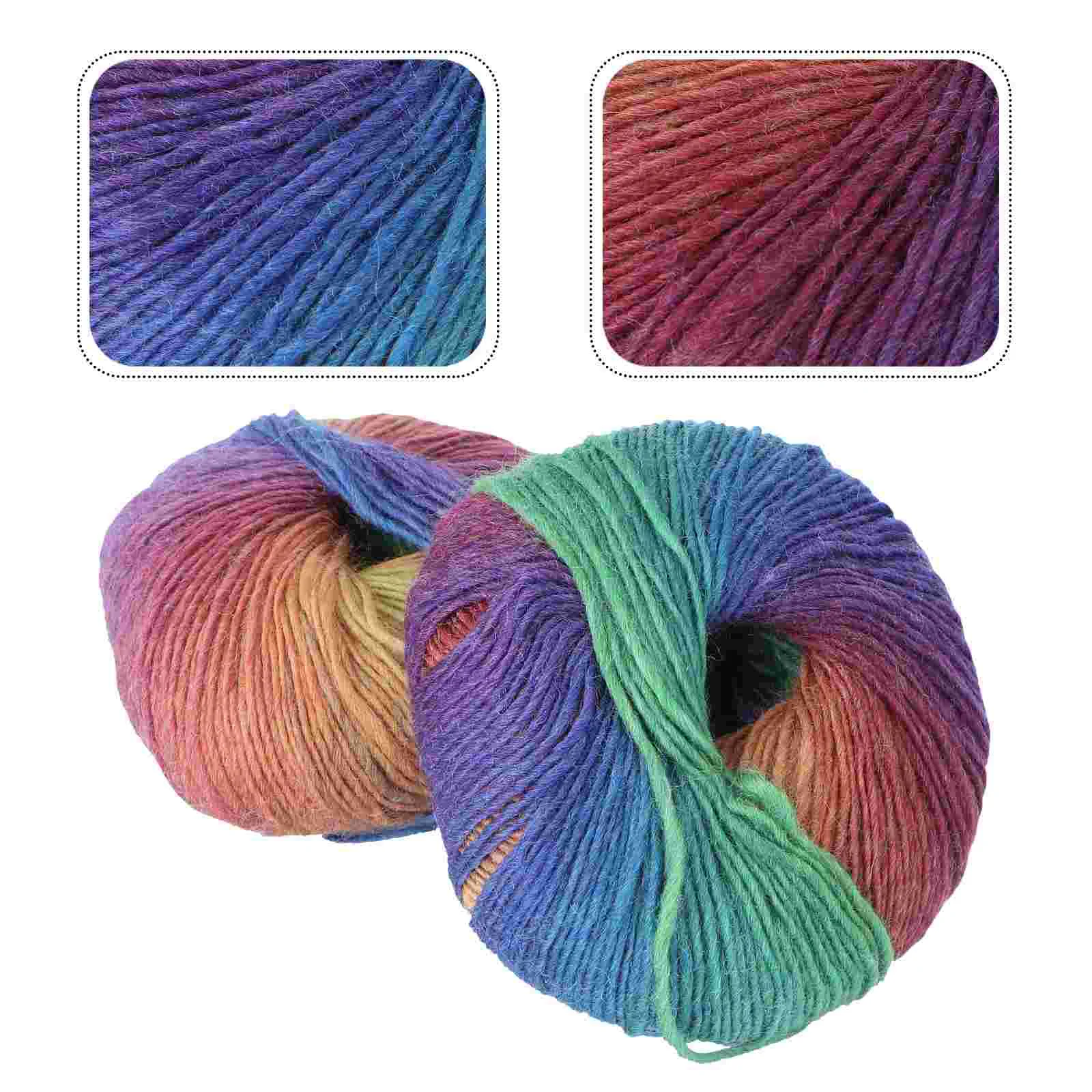 

Yarn Woolknitting Weaving Crochet Loom Crocheting Blue Felting Rainbow Fiber