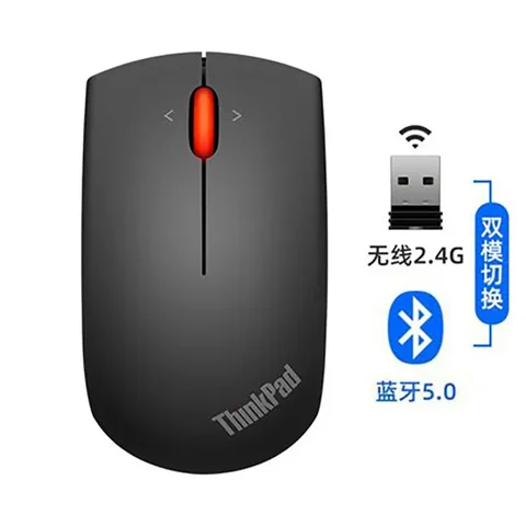 Беспроводная мышь ZKan для Lenovo  Dual-Mode Bluetooth + 2,4 ГГц