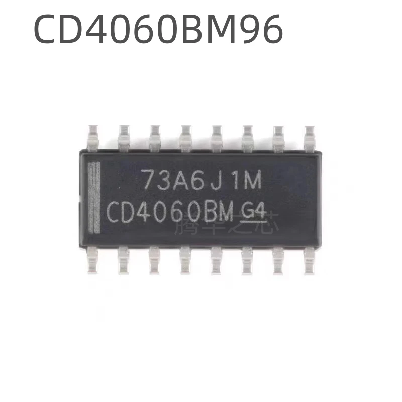 10 шт., новые CD4060BM96 silkscreen CD4060BM посылка SOP16 ripple carry, чип двоичного счетчика IC
