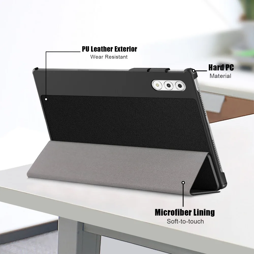 Для Lenovo Yoga Tab Plus 12,7 дюйма 2025 TB520FU Магнитный тройной твердый корпус для Lenovo Yoga Pad Pro 12,7 Smart Funda Kids (art.: 3920cd0853014) - 3920cd0853014
