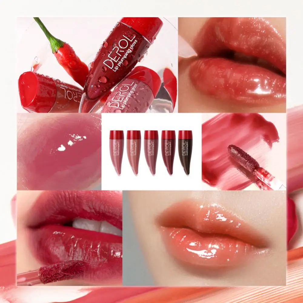Chilli Lip Glaze для губ креативная жидкая помада зеркало макияжа водный блеск