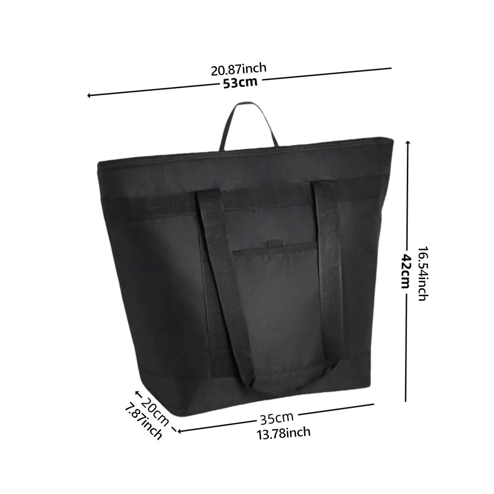 Изолированная большая сумка Портативная мягкая пляжная для кемпинга и пикников