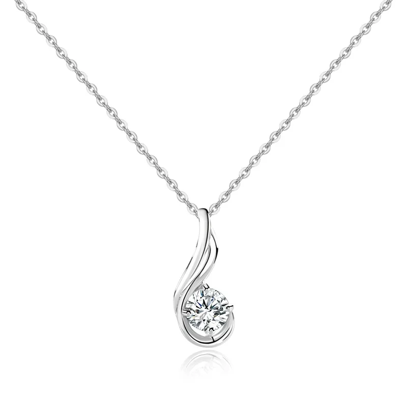 ZFSILVER модное классическое серебро 925 пробы 1 карат муассанит дизайн музыкальная