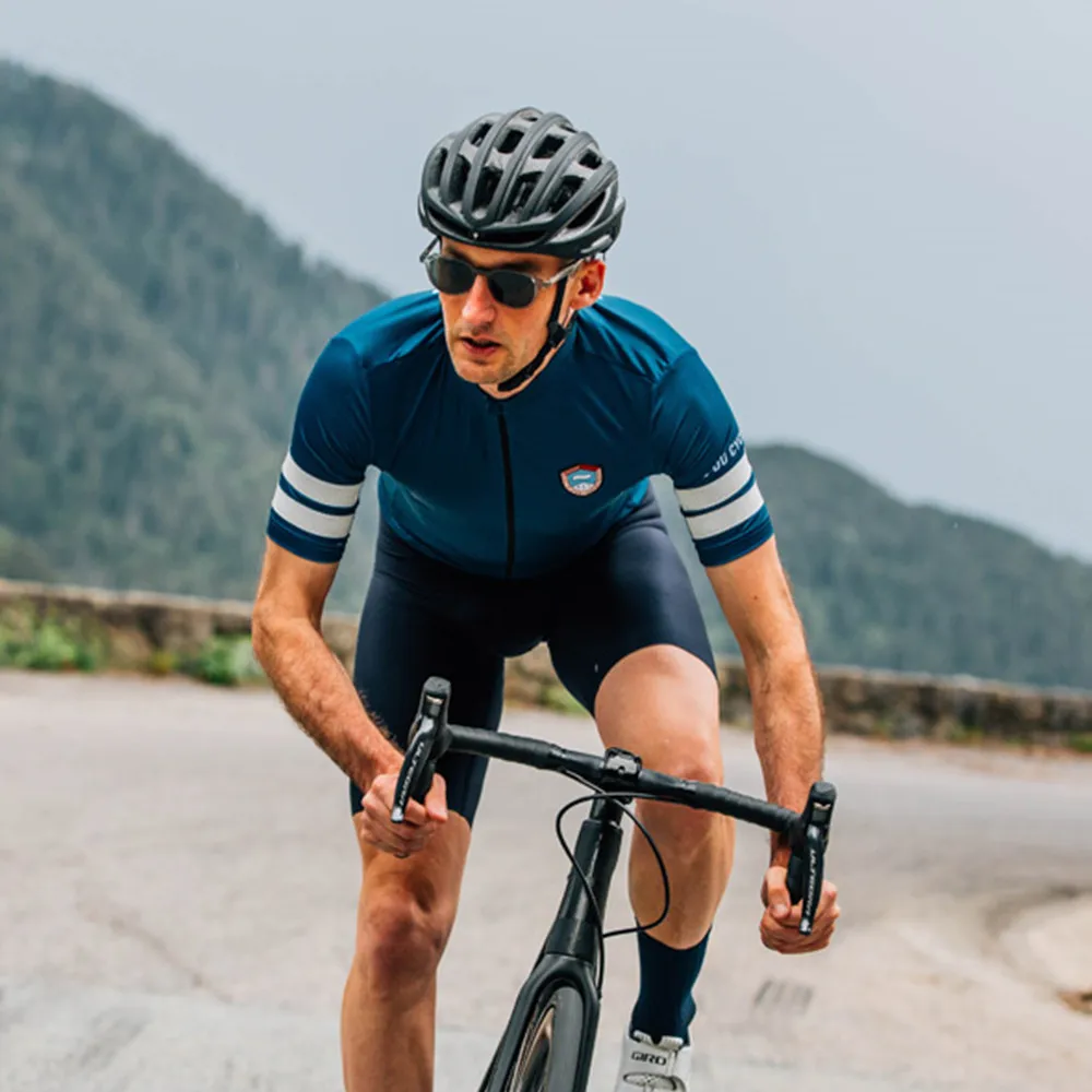 Комплект командной велоодежды Cafe Du cyclместа Мужская велосипедная одежда рубашки