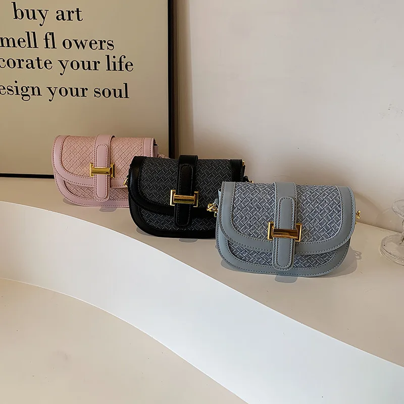 Женская модная седельная сумка из искусственной кожи. Простая и универсальная