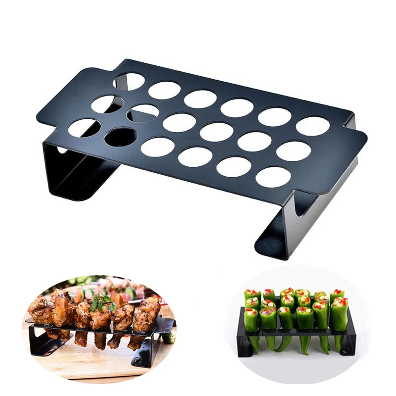 

Подставка для гриля с 18 отверстиями, из нержавеющей стали