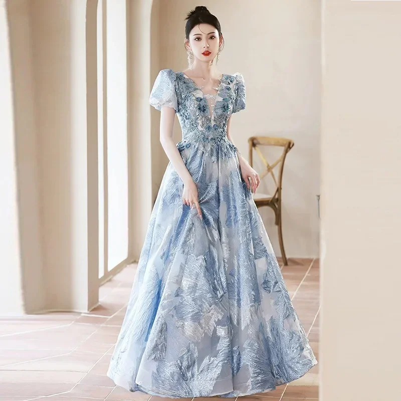 Женское вечернее платье элегантное роскошное для выпускного вечера