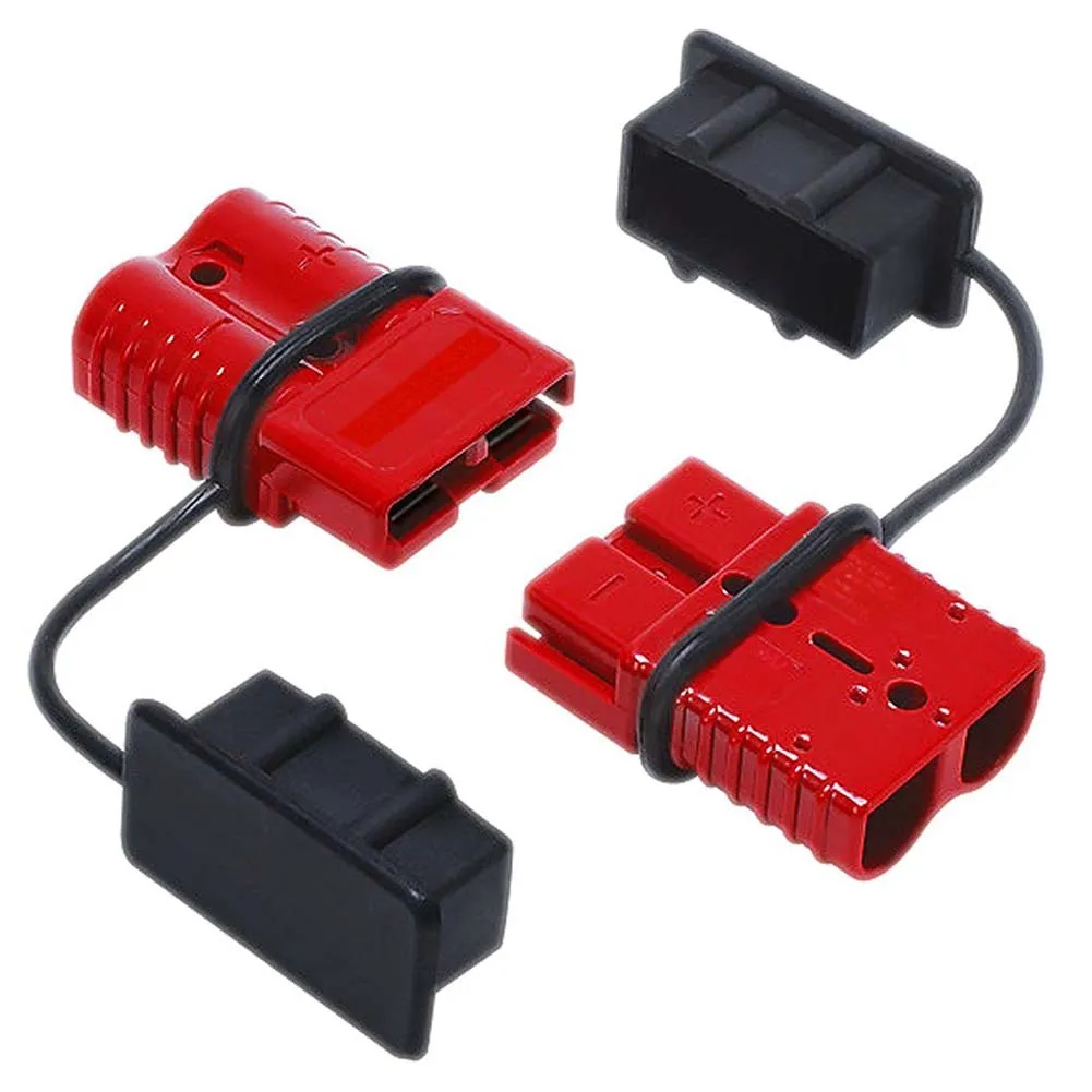 

2pcs Practical Accessory Charging Portable Connecting 50A 600V Pair Plug Battery Trailer Durable Quick Connector Kit #