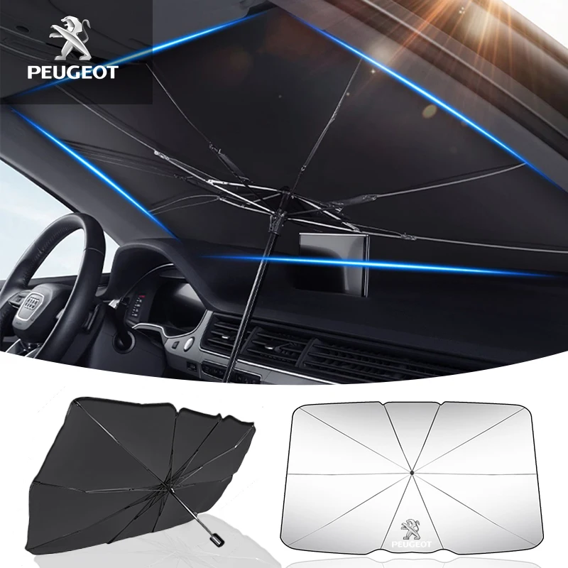 

Car Windshield Sun Shade Visor UV Protection Shield For Peugeot 206 307 308 3008 207 208 407 508 2008 5008 107 106 205 4008 301
