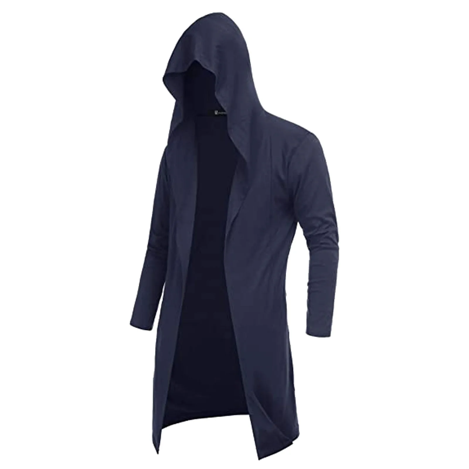 

Halloween Medieval Retro Coat Hip Hop Hoodie Men Black Gothic Streetwear Alan Walker Pendant Lightweight Hooded Retro Coat