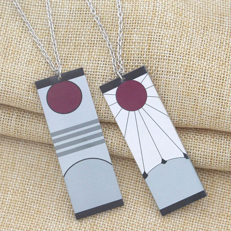 Модное Аниме-колье Для Косплея Kimetsu No Yaiba Blade Ghost Design Tanjirou Sabito Makomo Flower Fox Motif Унисекс