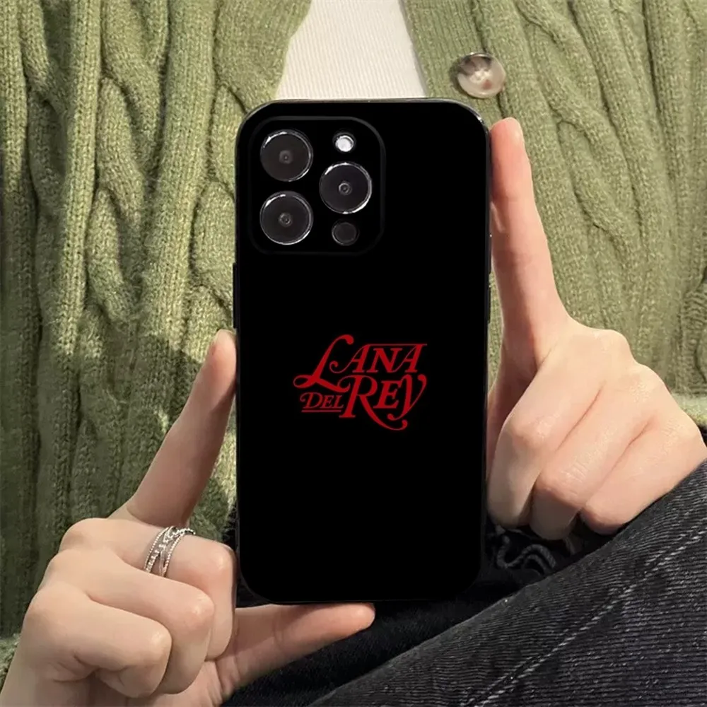 Чехол для телефона Singer iPhone 15 14 13 12 11 Plus Pro Max XS X XR SE Mini 8 7 Soft L-Lana D-Del R-Rey силиконовый