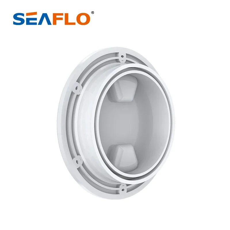 Белый круглый люк для морской лодки лодок 4-дюймовая палубная пластина каяка с