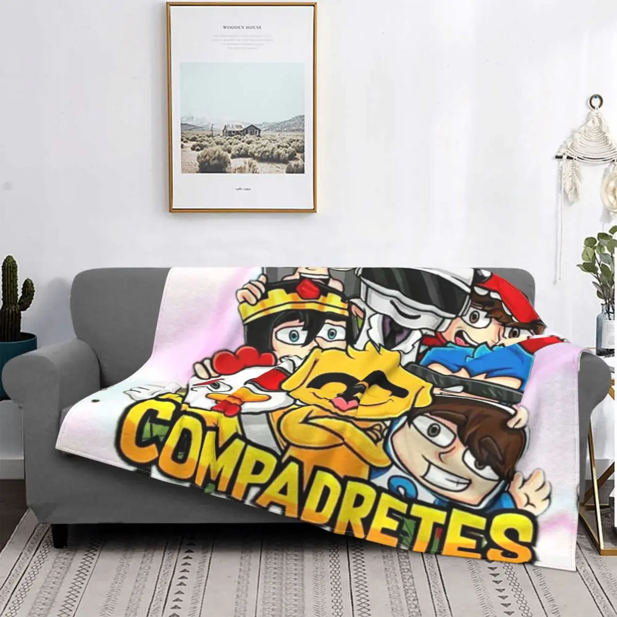 

Cartoon Mikecrack Blanket Soft Fleece Spring Flannel Anime Dog Throw Blankets for Sofa Office Bedroom Quilt Autumn Warm