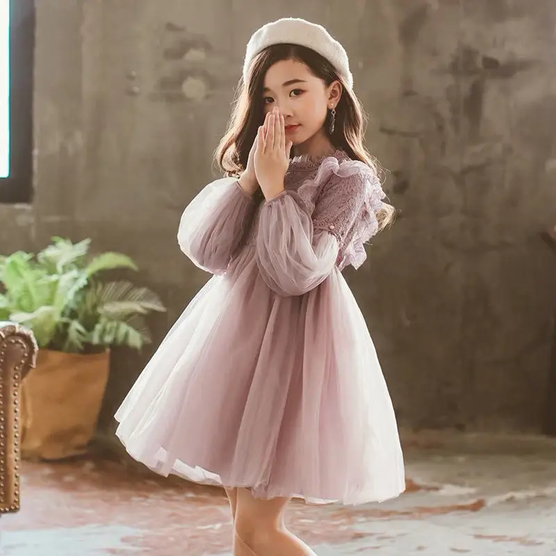 

Big Girls Dress Summer Princess Party Lace Embroidery White Dress for Teens Girl 4 6 8 10 11 12 14 Yrs Children Clothing Teens