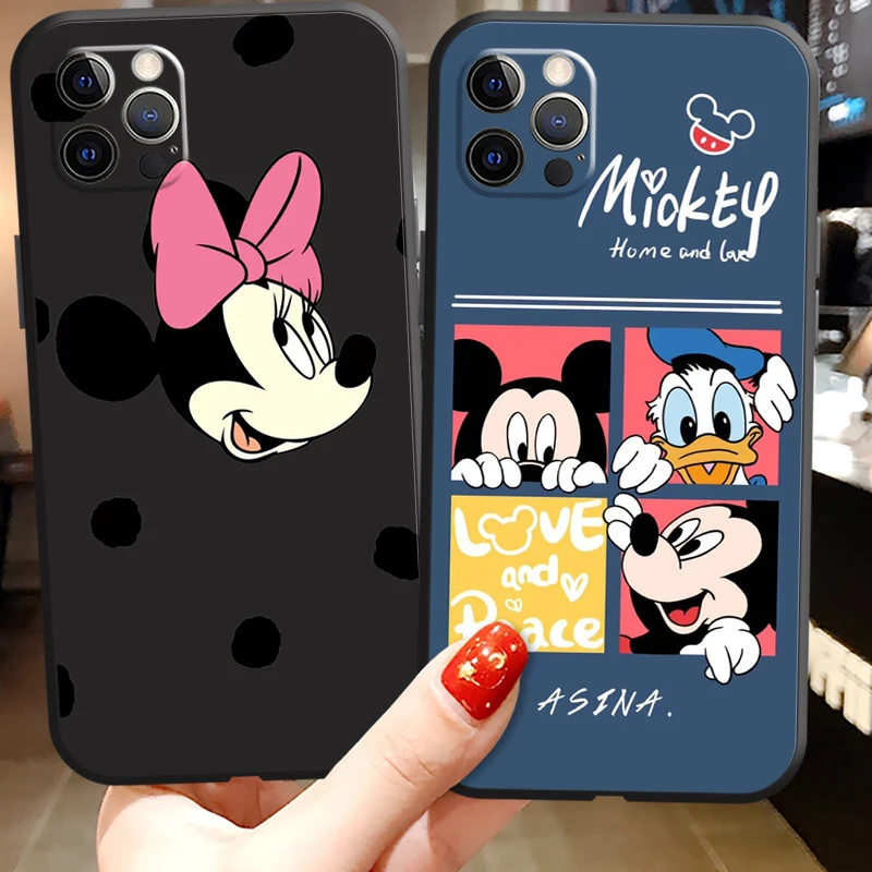 

2022 Disney Phone Cases For iPhone 11 12 Pro MAX 6S 7 8 Plus XS MAX 12 13 Mini X XR SE 2020 Back Cover Coque Carcasa