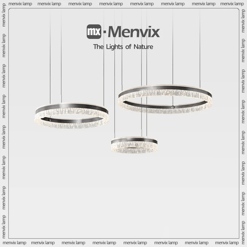 Современные кольцевые Светодиодные хрустальные потолочные люстры освещение для