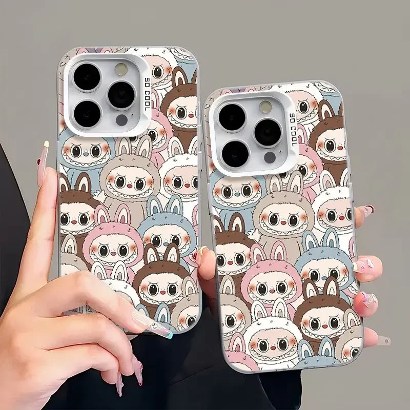 Чехол Cartoon Labubu для Xiaomi Redmi A1 13C 9C 9T Note 7 8 9 9S 10 11 12 13 Pro K60 Ultra 4G 5G матовая противоударная