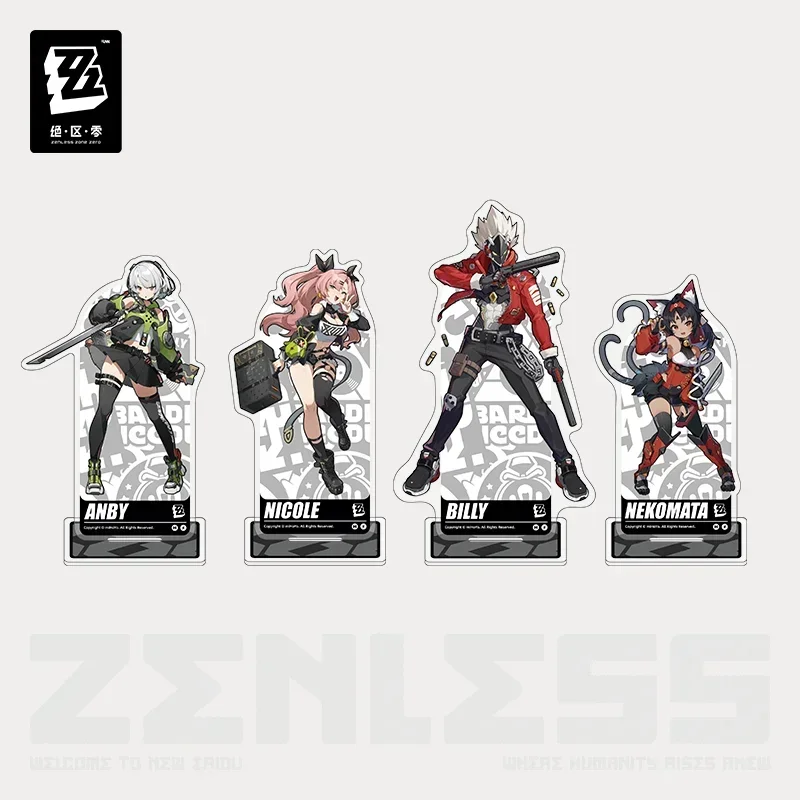 Игра Zenless Zone Zero официальный Merch новый благородный дом Eridu акриловая подставка