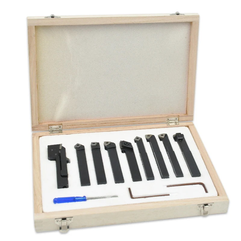 

Metal Cutting Turning holders kits CNC Lathe Machine Boring Bar Black holder shank with Box Soft Packing