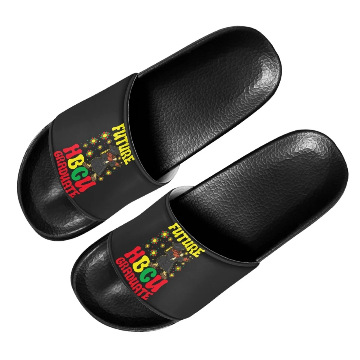 HBCU Themed Women Slippers Casual Comfortable Bathroom Slides For Ladies Breathable Slip-on Indoor Slipper Unisex Simple Shoes