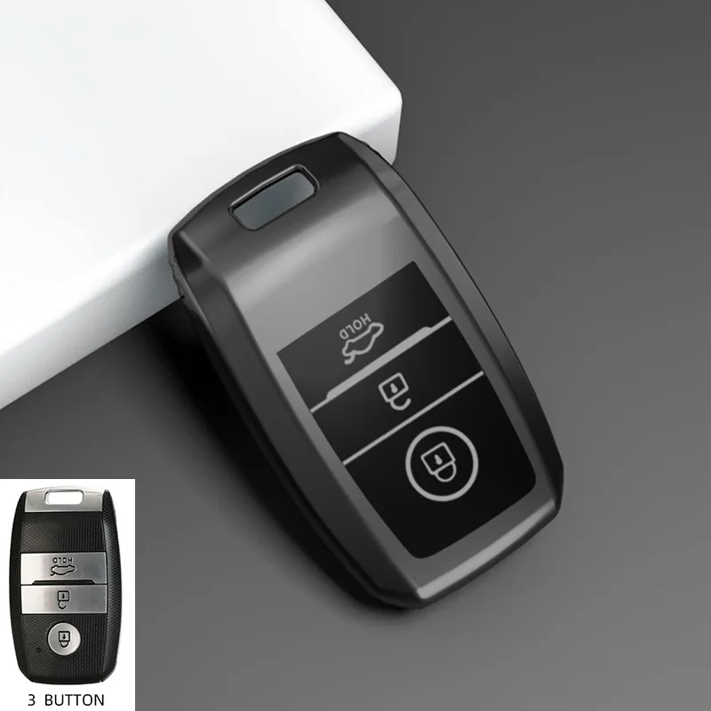 

Чехол из ТПУ с 3 кнопками для KIA Rio Rio5 Sportage Ceed Cerato K3 KX3 K4 K5 Sorento Optima Picanto