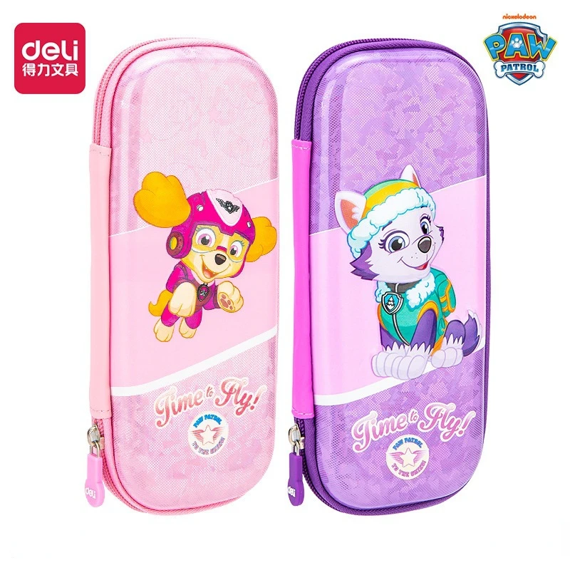 

Paw Patrol Girl Pencil Bags School Supplies Stationery Box Children Cartoon Pencil Case Durable Skye Everest Pencil Bags