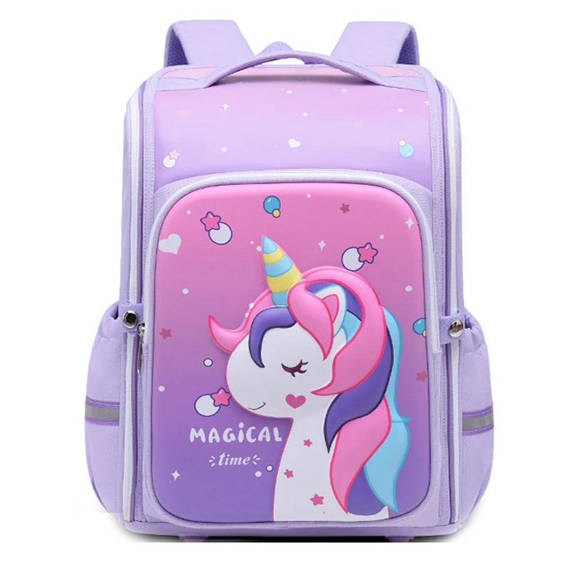 

Girls Cartoon unicorns Backpacks For Primary School 1-3 Grade Children School Bookbag Kids Waterproof satchel Bag