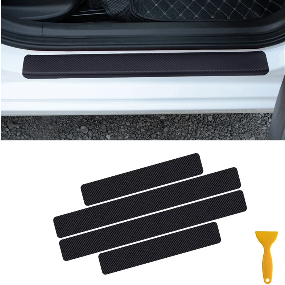 Наклейка на порог автомобиля для Mercedes W203 W204 W205 W211 Benz Cadillac ATS SRX CTS Lexus RX RX300 Porsch