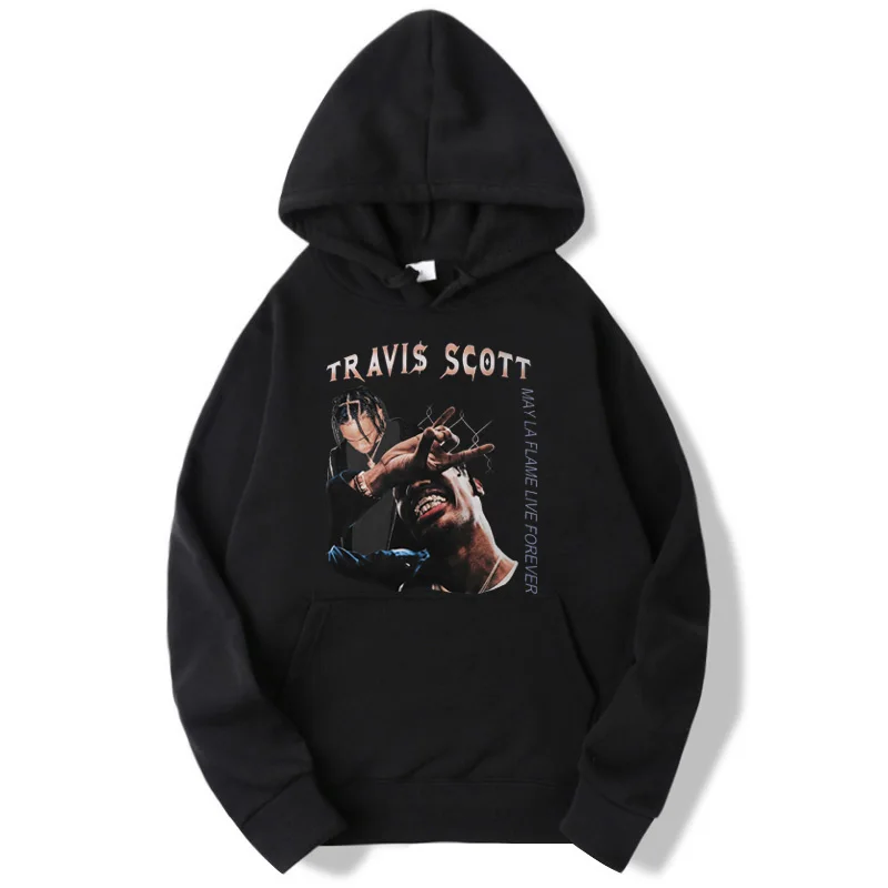 

Толстовки с капюшоном для мужчин и женщин, Трэвис Скотт Мэй LA Flame Live Forever, пуловер в стиле хип-хоп, свитшоты, Осень-зима