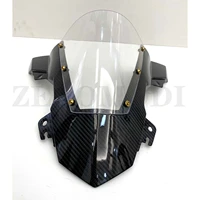 motorcycle real carbon fiber front windscreen windshield screen protection deflectors for bmw s1000rr s1000 rr 2015 2018
