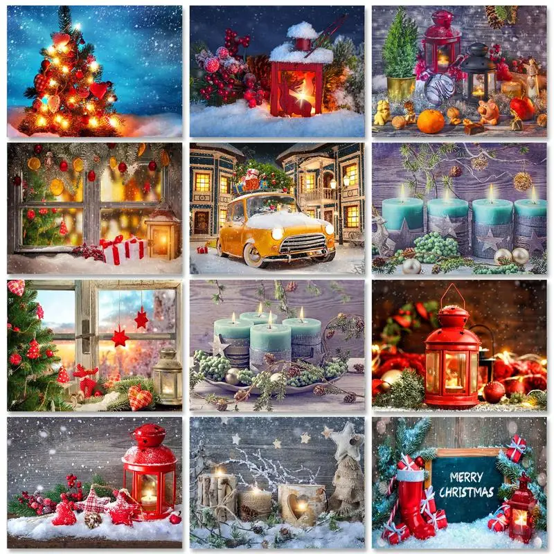 

GATYZTORY Full Round Square Diamond Paint For Handiwork Cross Stitch Crafts Kits Christmas Ornament Mosaic Art Artwork For Adult