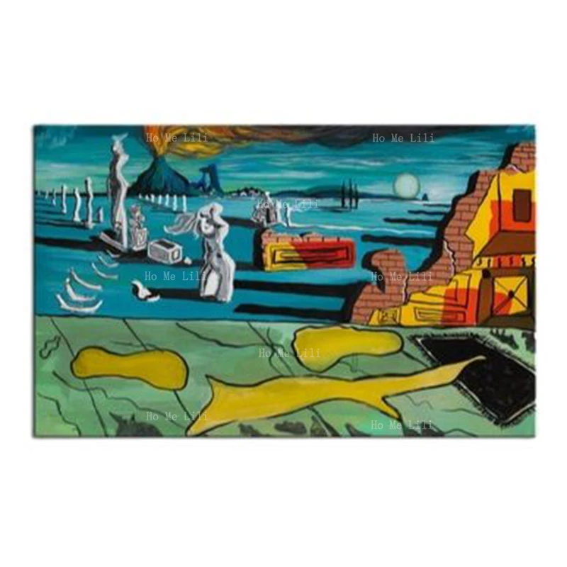 

Изобретения The Monsters Dream Of Venus от Dali, Классическая картина, Репродукция, печать на холсте для декора гостиной