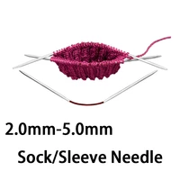 new arrive 3pcspack nylon tube circular knitting needles socksleeve needle wool cotton yarn diy knit accessories