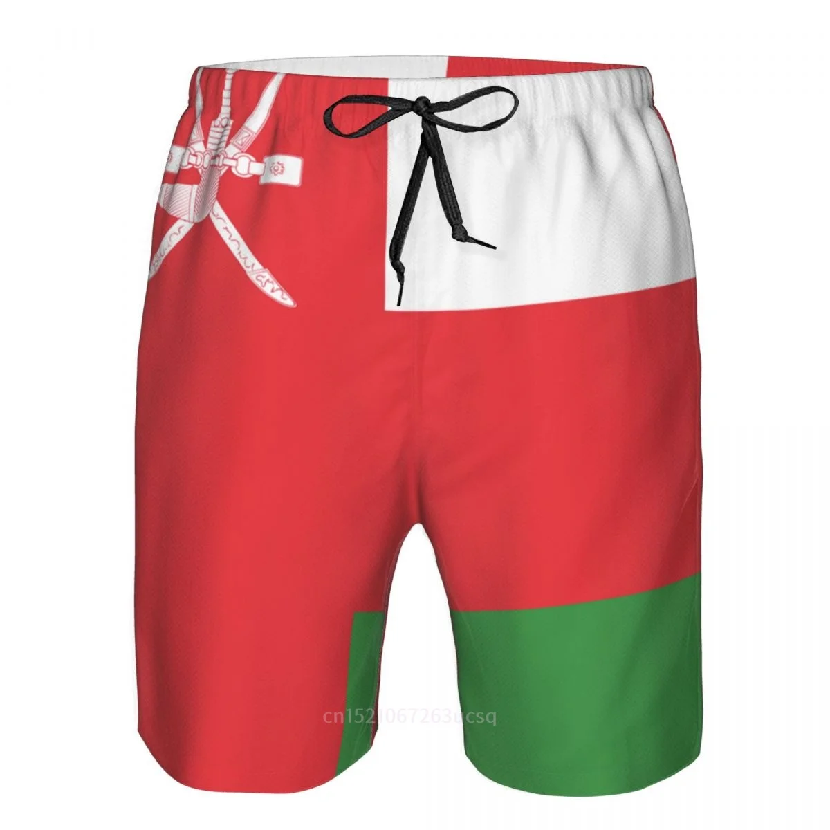 Мужские летние пляжные шорты для бега с 3D принтом флага страны Оман лето 2023