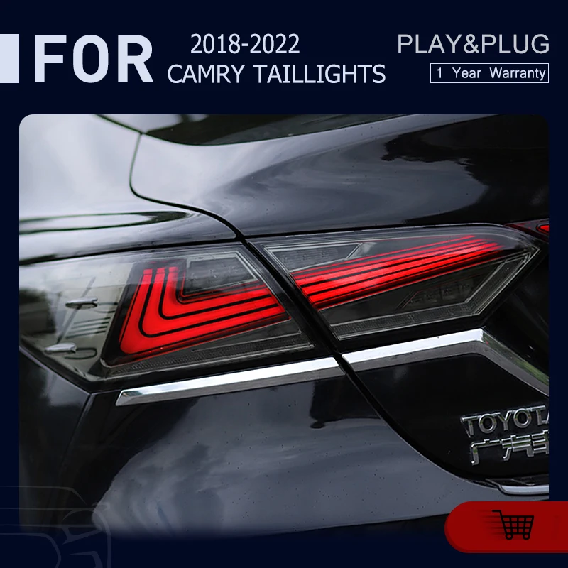 

Car Styling For 2018-2022 Camry LED Taillight Animation Start Dynamic Signal Lamp Tool Assembly