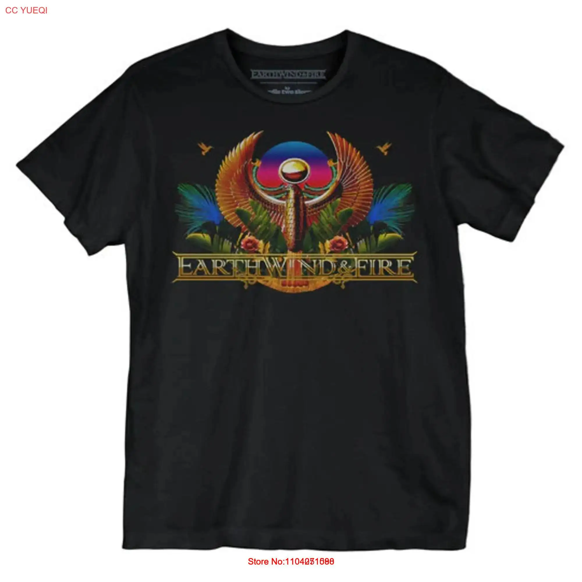 Мужская футболка Earth Wind and Fire с официальной лицензией Merch Boyfriend длинными или