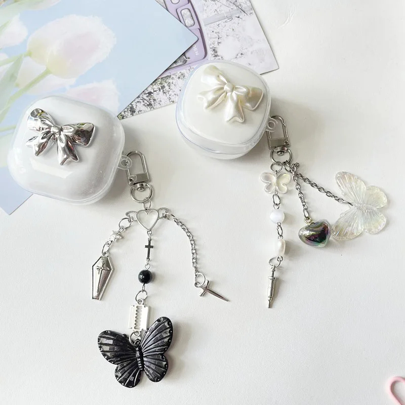 Противоударный силиконовый чехол для Baseus WM01 /WM01 PLUS WM02 /02 + наушников с брелоком