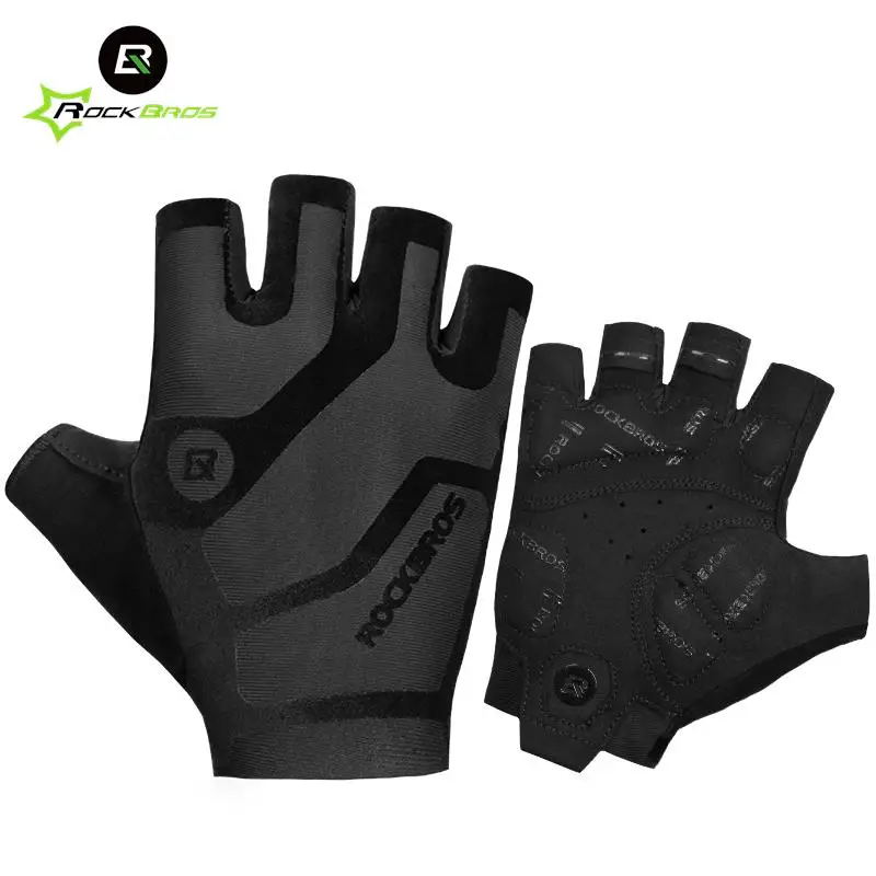 

Rockbros New Arrivals Cycling Breathable Shockproof Cycling Gloves Summer Fingerless Gloves MTB Mountain Bicycle Gloves Sports