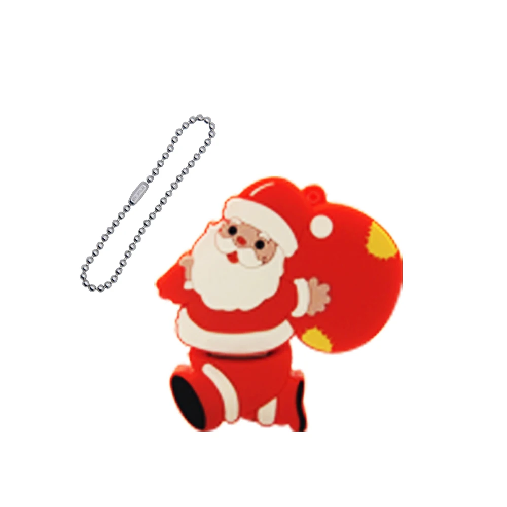 Новогодний подарок USB флеш-накопитель 2 0 мультяшный снеговик Рождественская елка