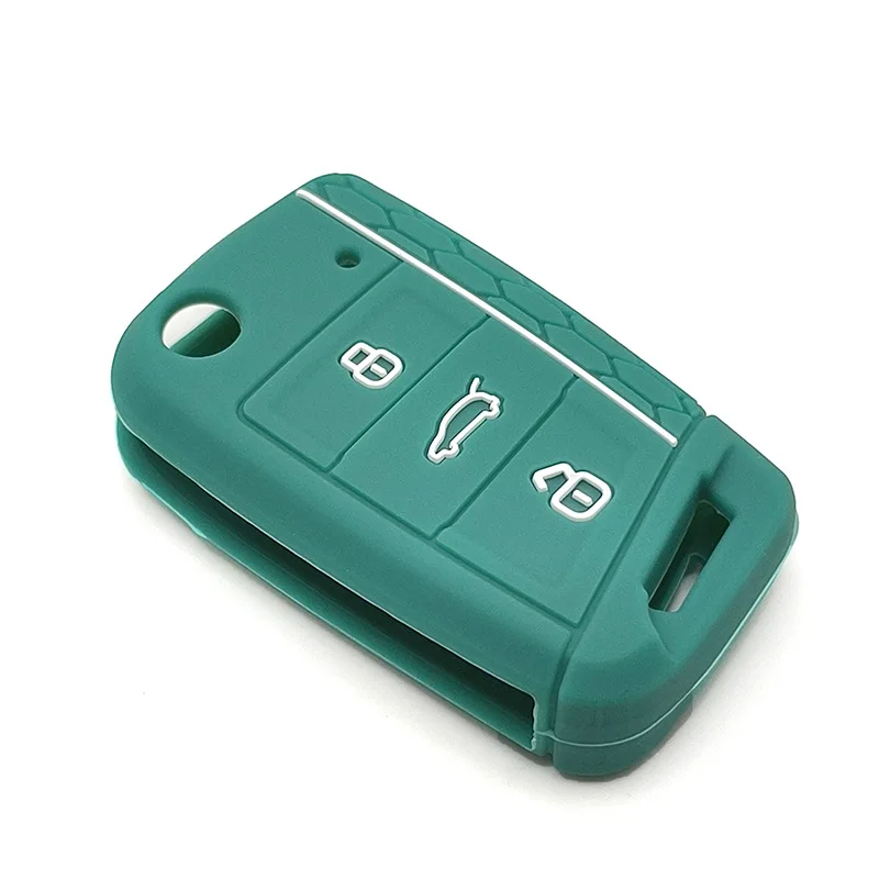 Чехол для ключей VW Golf 7 GTI POLO T-Cross T-Roc Touran Tiguan Skoda Octavia Rapid kodiaq Fabia Seat Ibiza leon Ateca Arona