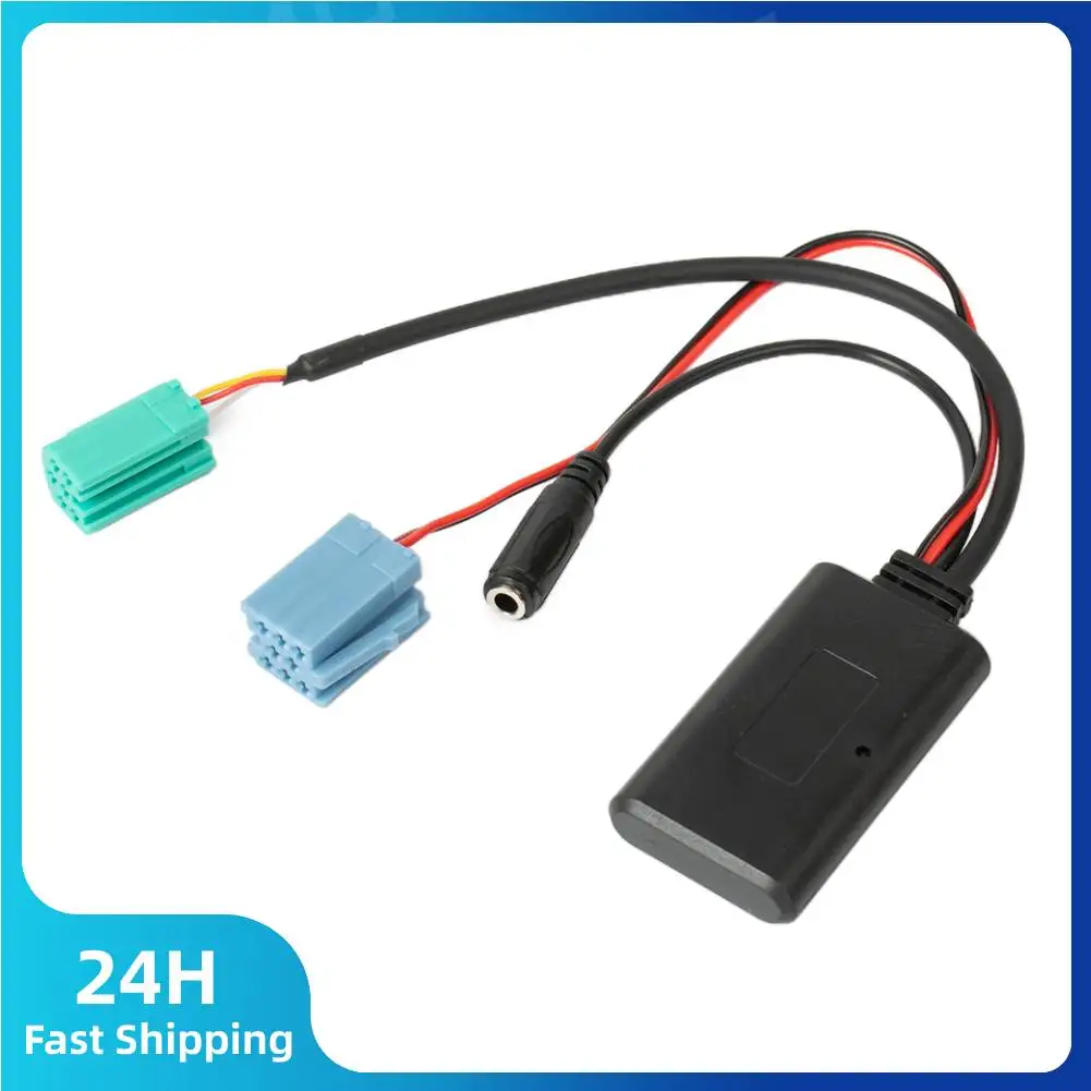 

Car Stereo Radio Bluetooth Adapter Audio AUX Input Cable MINI Plug Wireless Bluetooth Receiver MIC Handsfree For Renault 2005-11