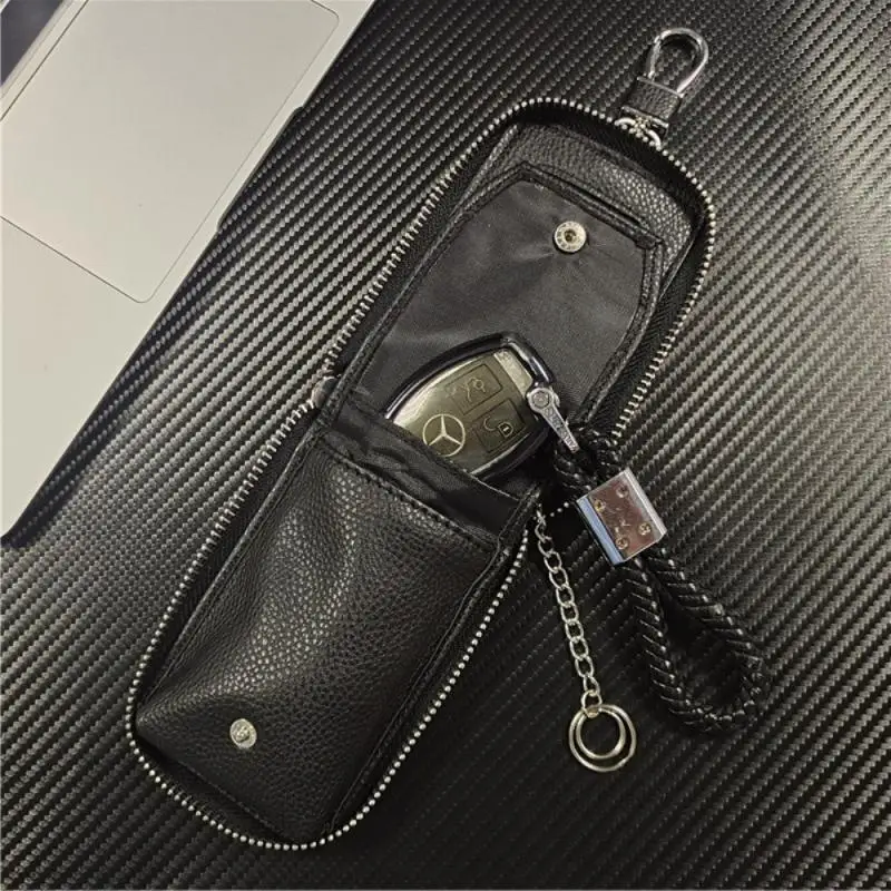 

Card Car Keys Case FOB Signal Blocker Bag RFID Shielding Key Credit Card Bags Organizer For Privacy Protection Box Bags Tools